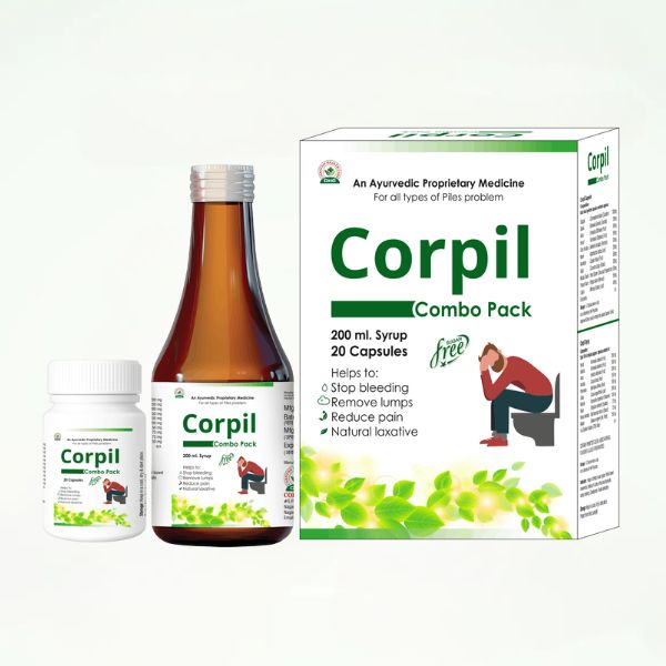 Corpil Combo Pack | 200ml Syrup with 20 Capsules